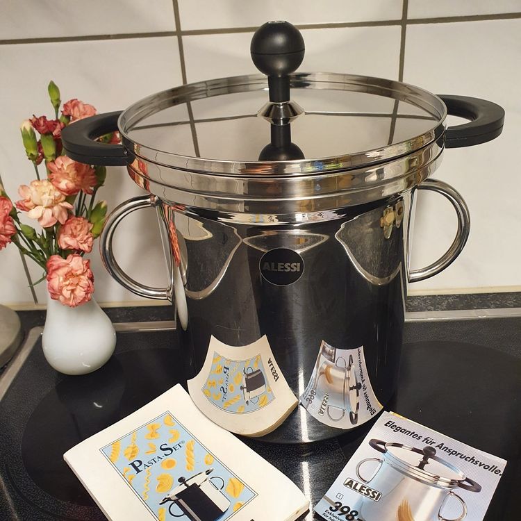 Alessi A di Pots&Pans Pasta-Set, (AJM306SET), Zilver
