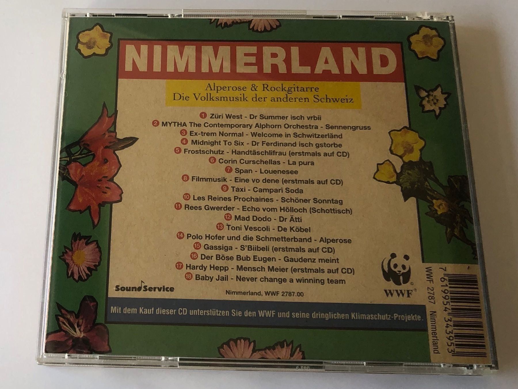 CD: Nimmerland - Alperose & Rockgitarre – Usato da Oberried Brienz venduto da Chyara 1