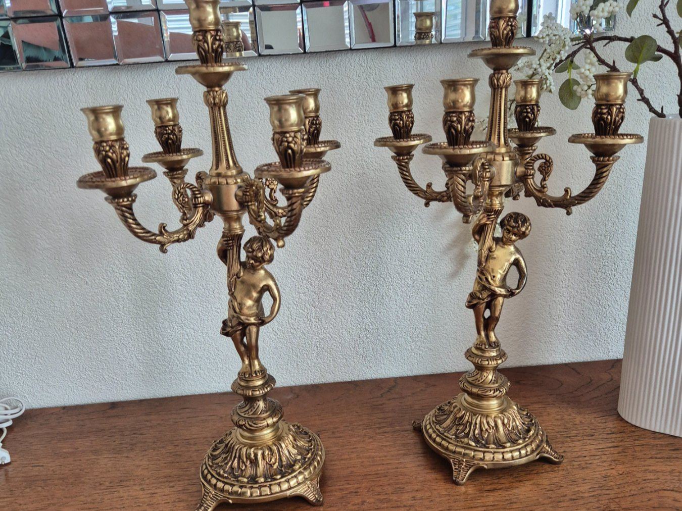 Kerzenständer: Paire de chandeliers, candelabres – Gebraucht aus Fully von tameab 3