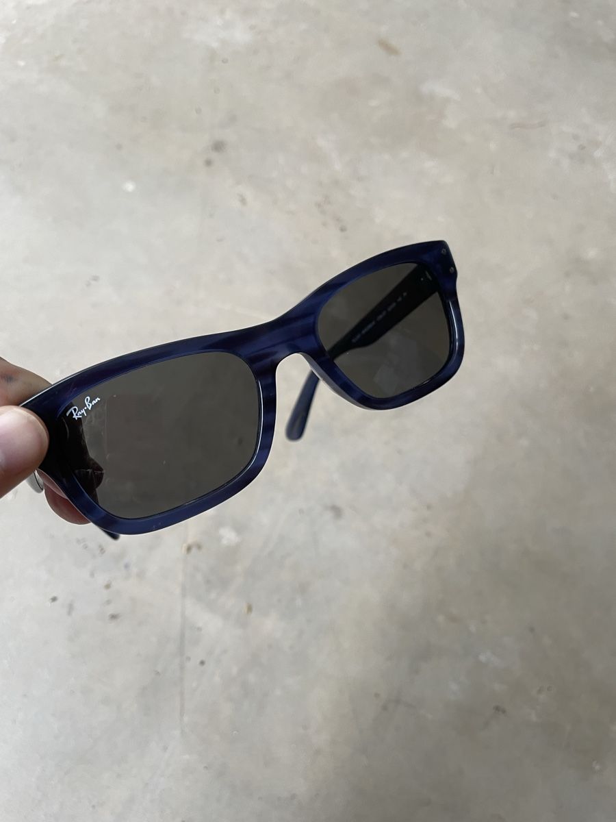 Ray-Ban Occhiali & Lenti: Ray-Ban Mr. Burbank Blue – Usato da basel venduto da wefindwildness
