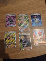 6 Pokémon Trainer Karten Set Full Art Zustand gut