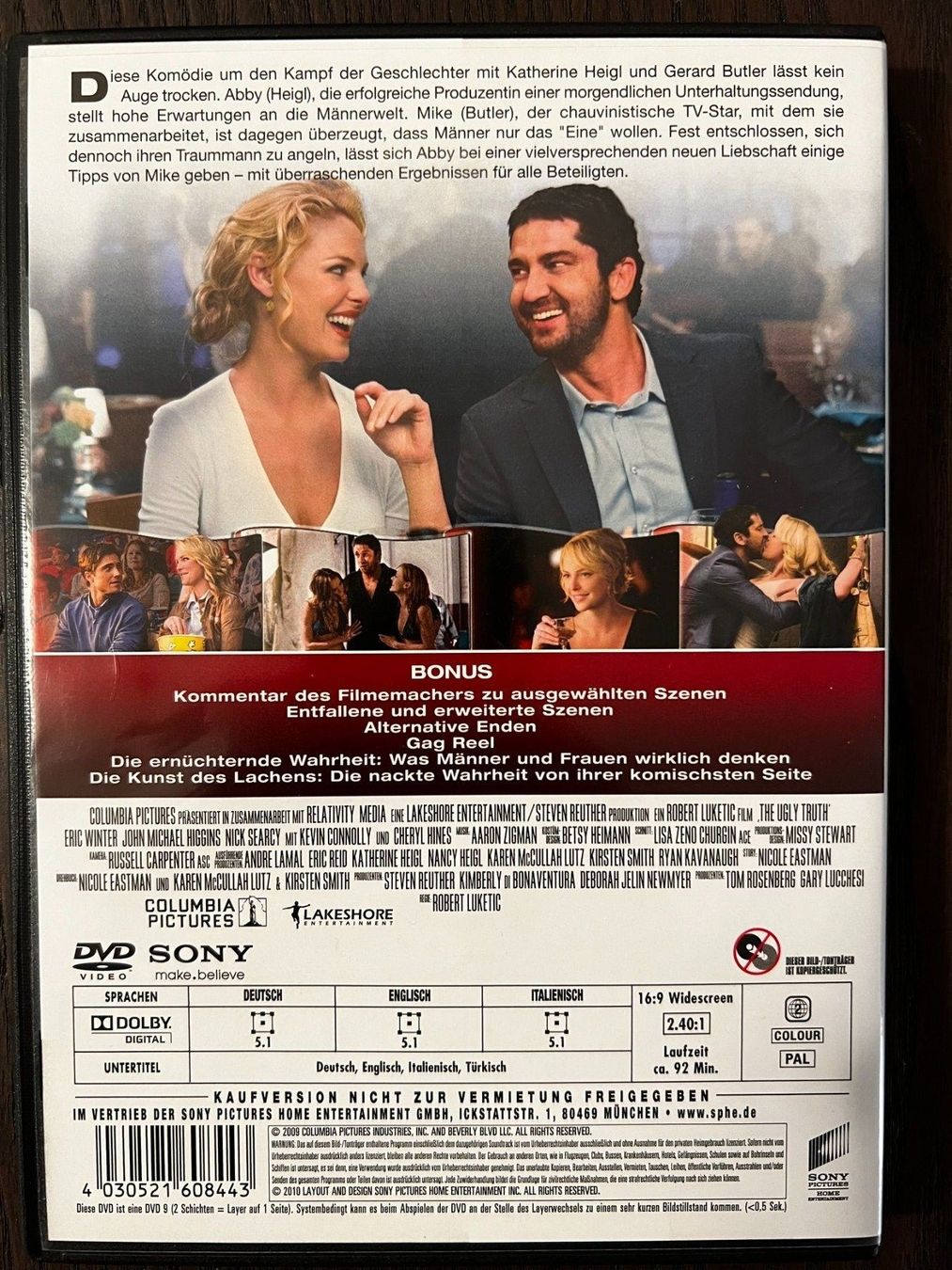 Tutti i DVDs: Die nackte Wahrheit – Usato da Zürich venduto da FilmFreunde 1