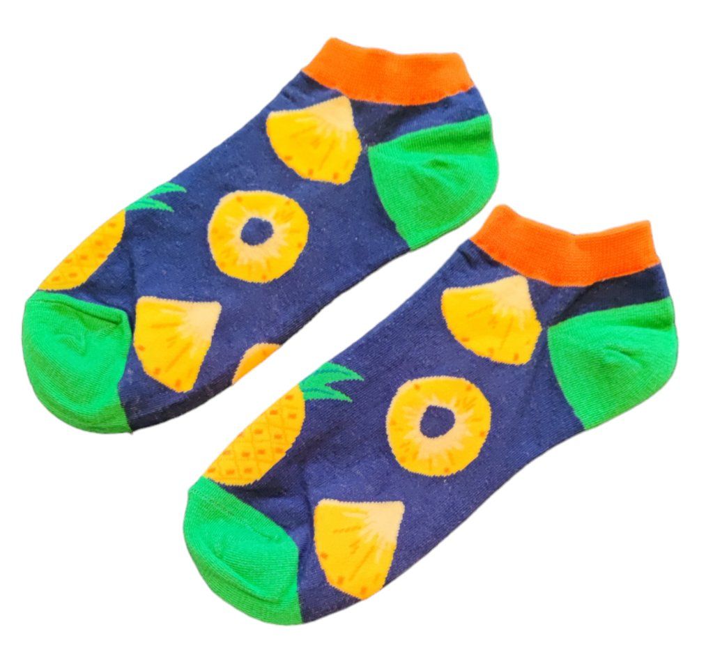 Calze: Sneaker-Socken Ananas / Früchte / Fruits – Nuovo e nell'imballaggio originale da Zürich venduto da amysmith 1