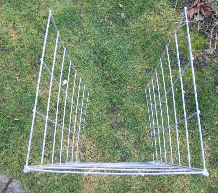 2x U-förmige Acryl Pflanzengitter - Transparent Mit Kabelbindern