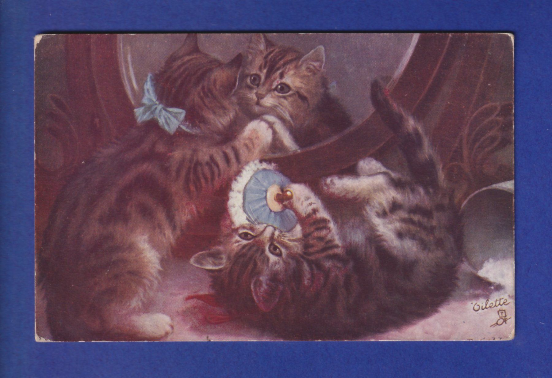 Cartoline postali: CHAT - Chatons joueurs – Usato da Pully venduto da nicecards-shop