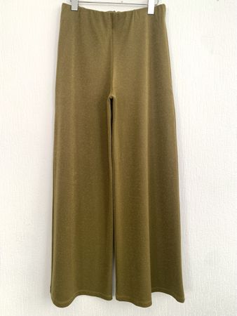 Pantalon MOTEL ✨kaki doré pailleté ✨ widelegs XS