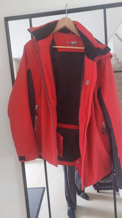Mckinley skijacke Damen gr 42 rot/schwarz