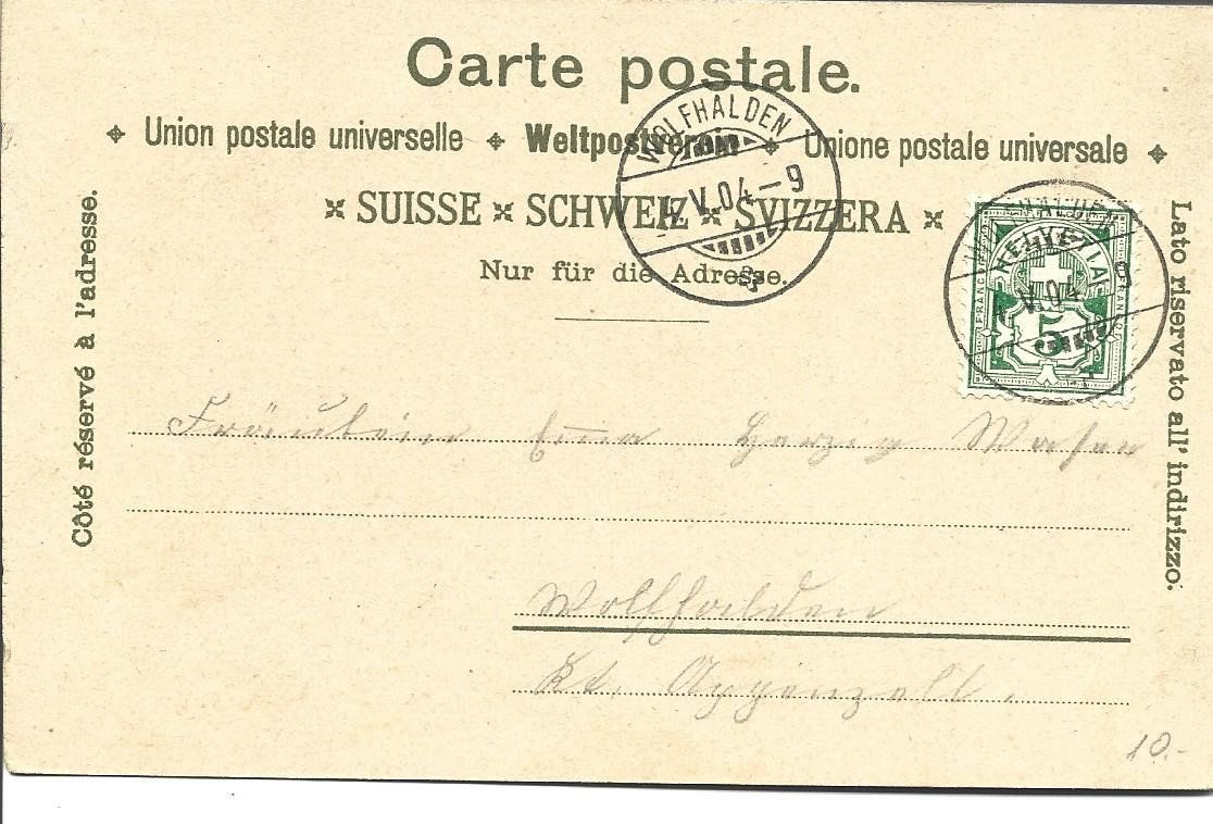 Cartes postales: Litho  Herisau – D'occasion à Appenzell par mai25 1