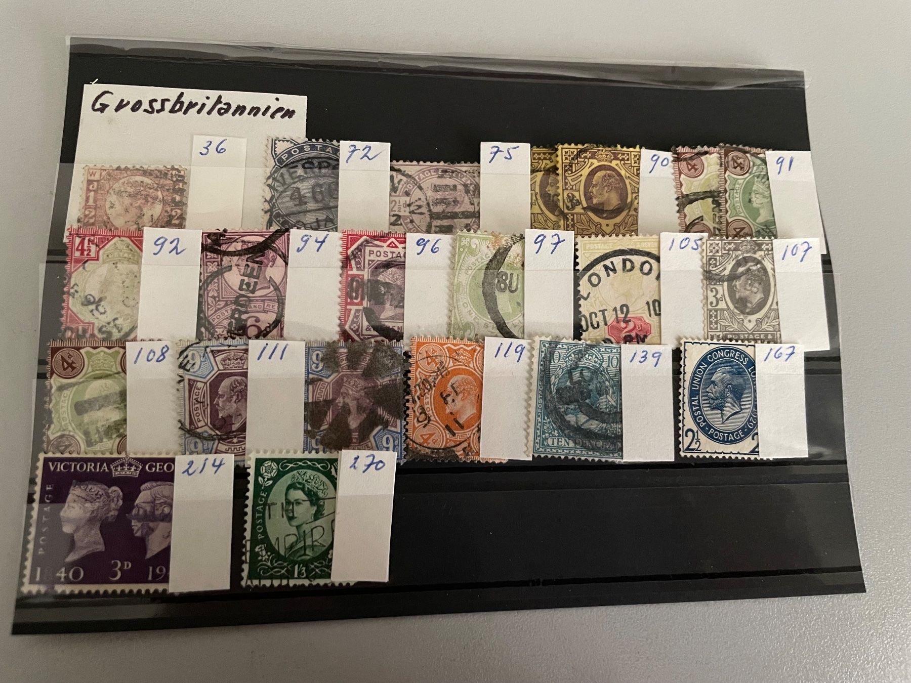 Tutti i francobolli: England-Jersey-Guernsey-Sammlung, Postfrisch + Gestempelt – Usato da Bassersdorf venduto da Emilio0 1
