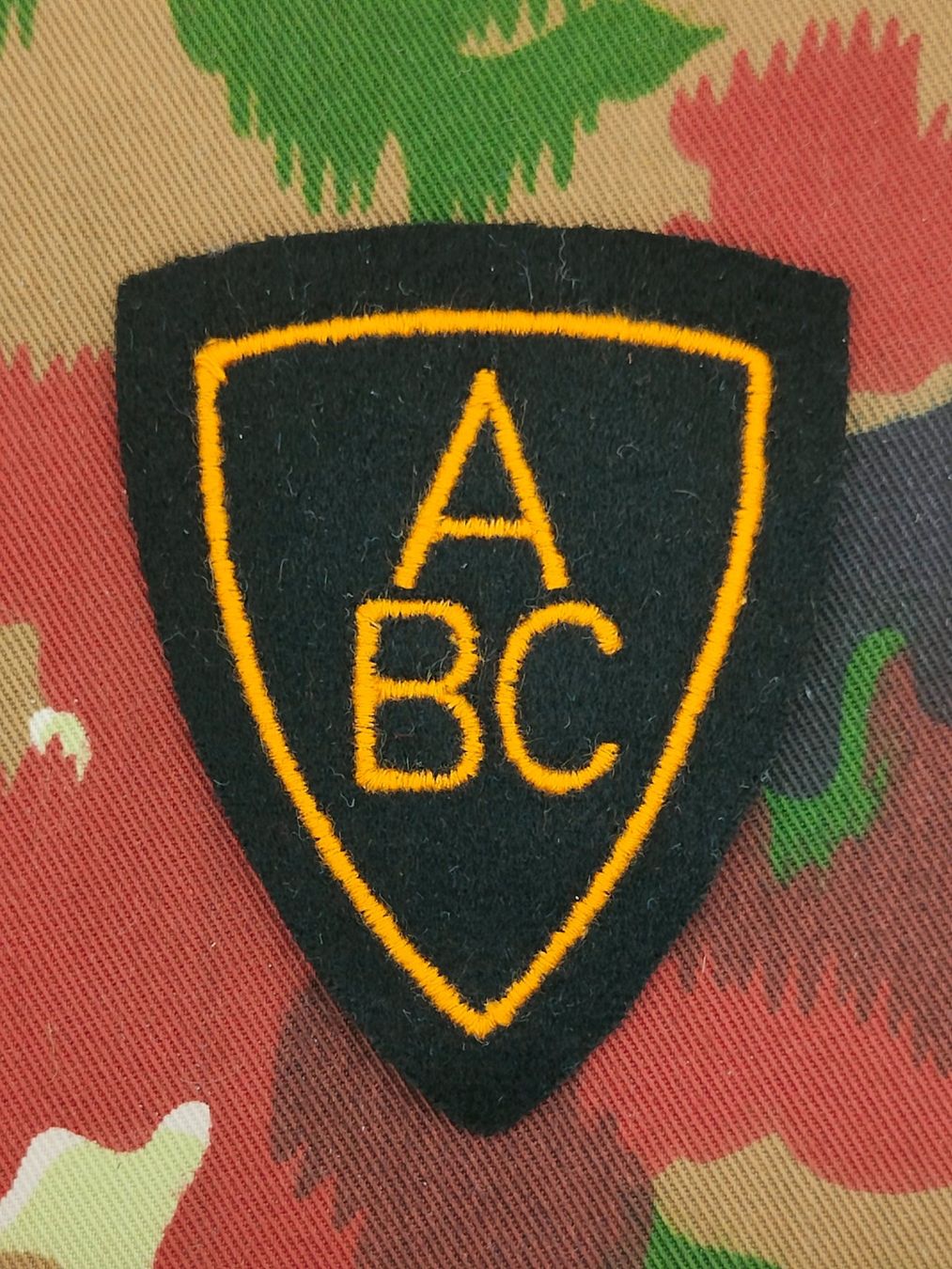 Schweizer Armee Placchette & Badge: Funktionsabzeichen ABC-Offiziere / Angehörige des ABC-Dienst – Usato da Bauma venduto da SwissMilitaria