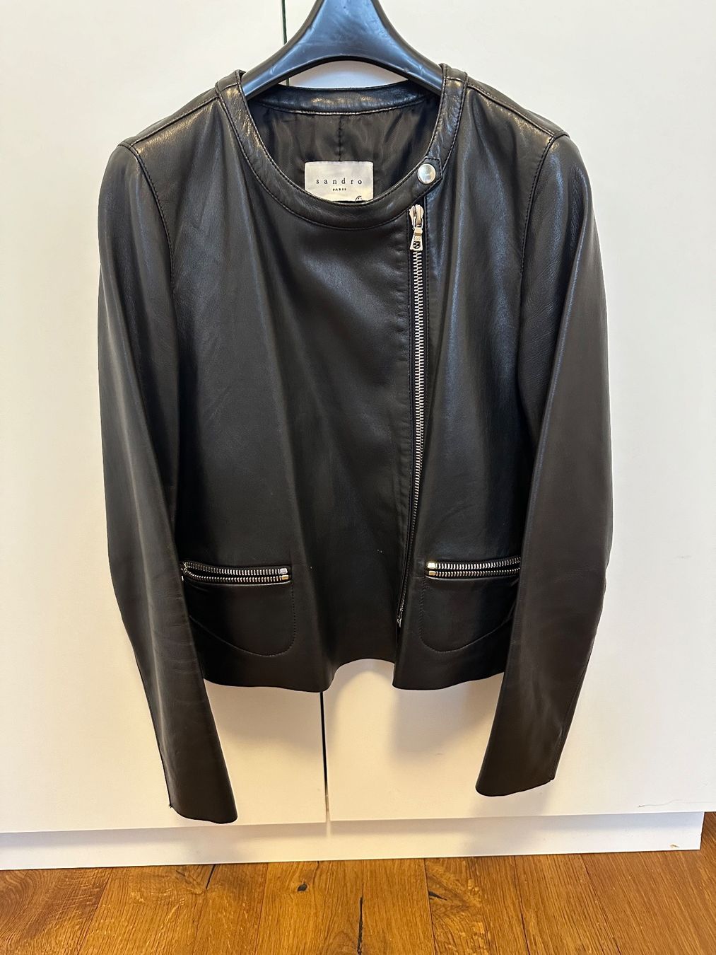 Sandro Giacche: Sandro Paris leather jacket, perfect condition, size 1(s) – Usato da Küssnacht am Rigi venduto da hor_dpb7