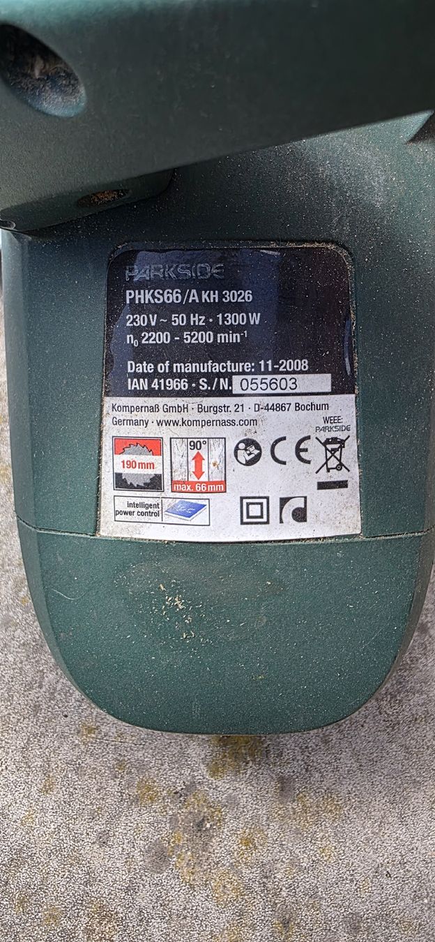 Parkside Scies: Parkside Handkreissäge – D'occasion à Künten par bubeli5 1