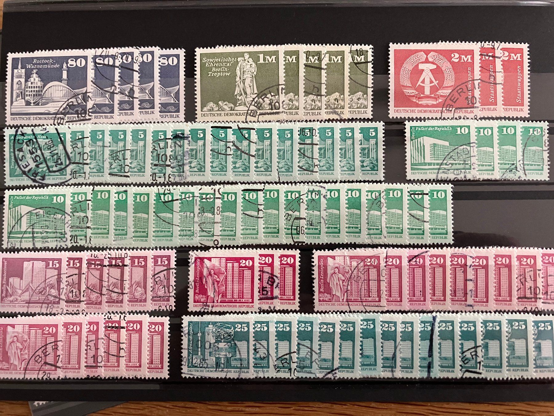 Alle Briefmarken: Briefmarken DDR – Gebraucht aus Bolligen von Isebo