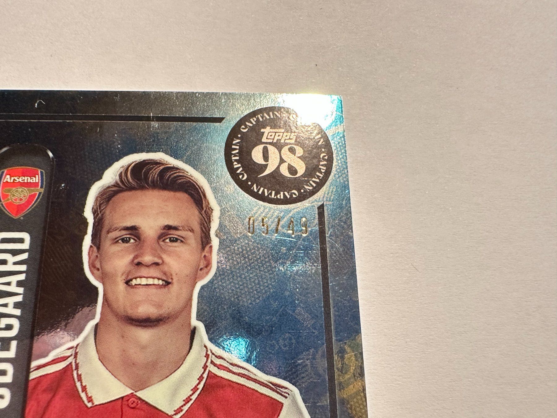 Topps Sammelbilder & Trading cards: Martin Odegaard 2022 Topps Merlin Heritage 98 05/49 – Gebraucht aus Hagendorn von Pokecollectorch 2