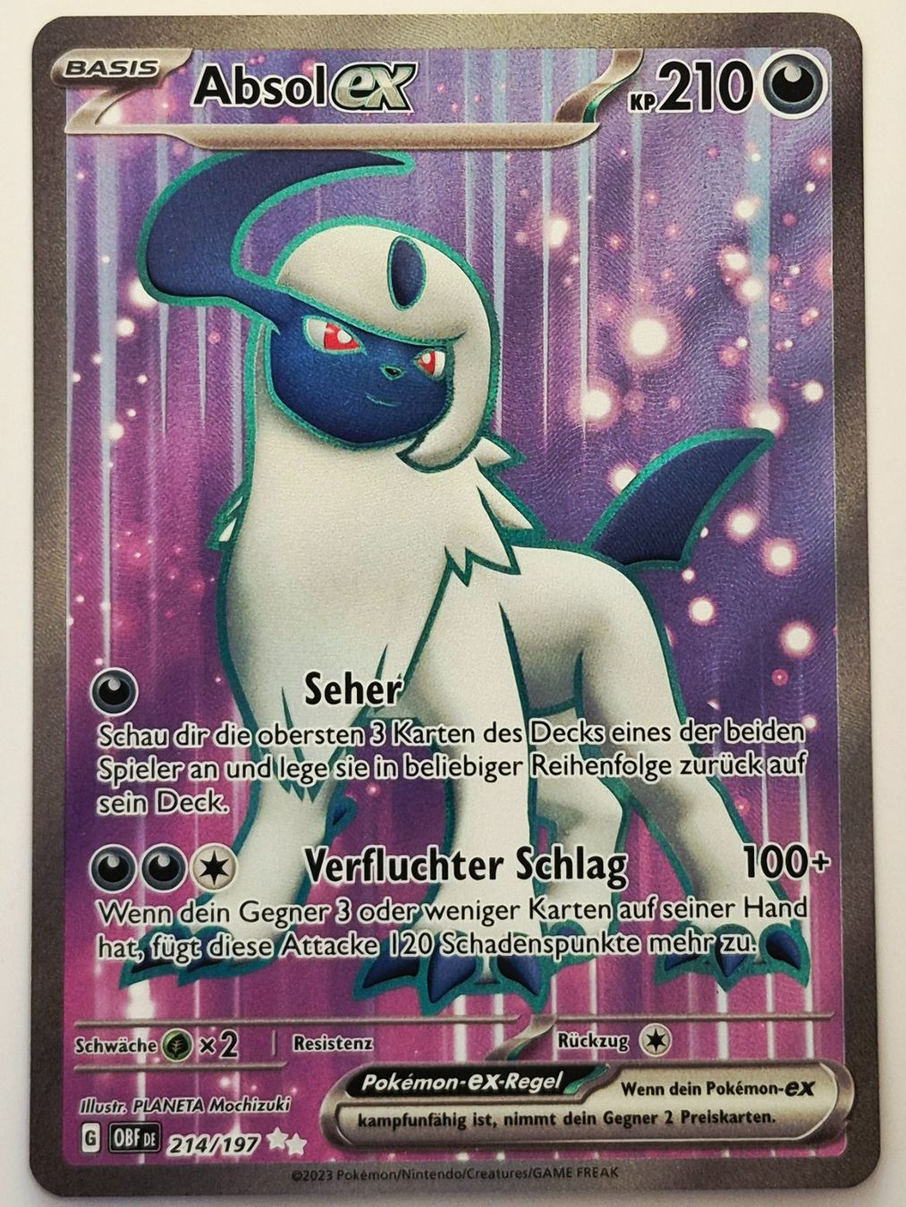Pokémon Carte collezionabili: Absol EX / Obsidianflammen / OBF 214 – Nuovo (secondo la descrizione) da Arni AG venduto da PokemonCardsStore