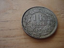 (D2) 1 Franken 1958