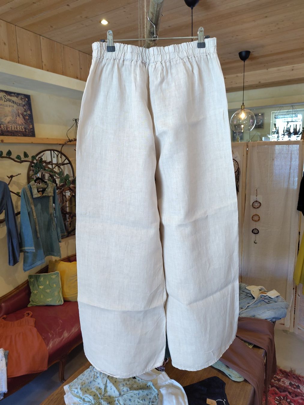 Pantaloni: Leinen Hosen weiss-creme M – Usato da Losone venduto da ell_nora89 1