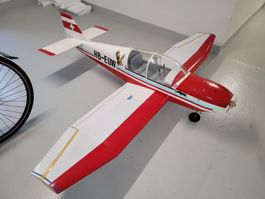 DR-400 Jodel Robin, mit ZG.62 und Servos, komplett, 2400 mm.