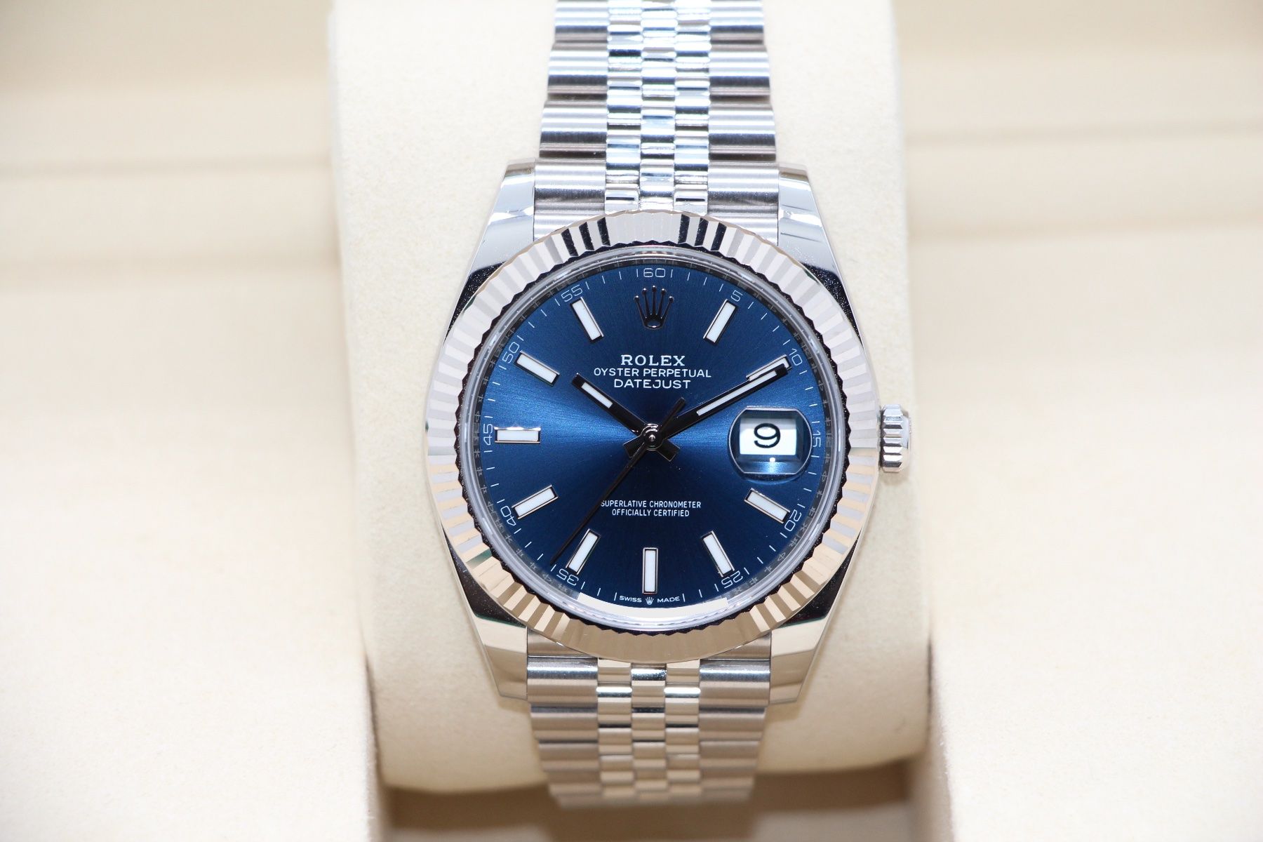 Rolex Orologi: Rolex Datejust 41 Blau Jubilee Ref. 126334, Full-Set – Usato da Zug venduto da eMDi_Collection 5