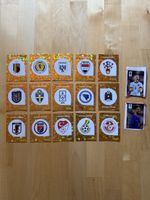 15xWappen+2xCoca-Cola Sticker keine doppeln Panini WM 2026