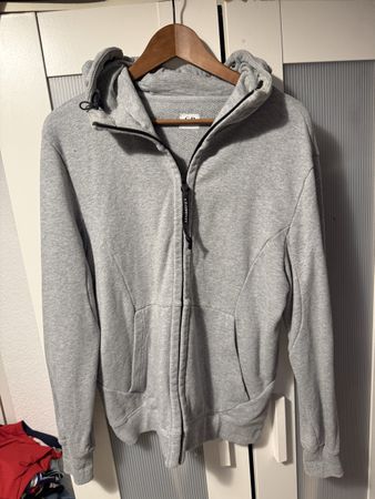 Sweat à capuche C.P. Company gris avec lunettes taille M