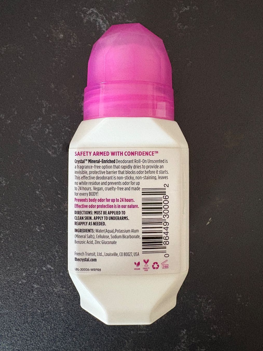 Altro per la cura del corpo: Crystal Roll-On Deodorant, Unscented - Neu! – Nuovo e nell'imballaggio originale da Turtmann venduto da stonie_s 2