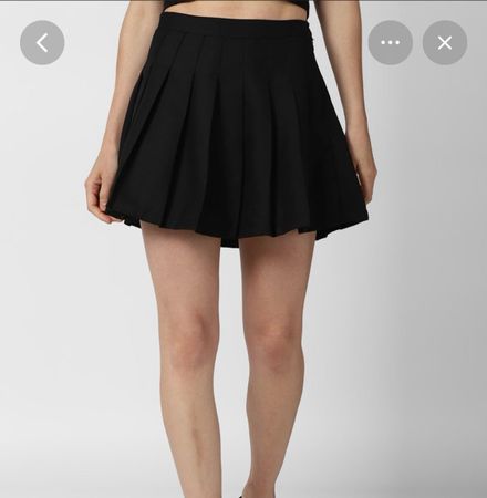 Forever21 Tennisrock schwarz