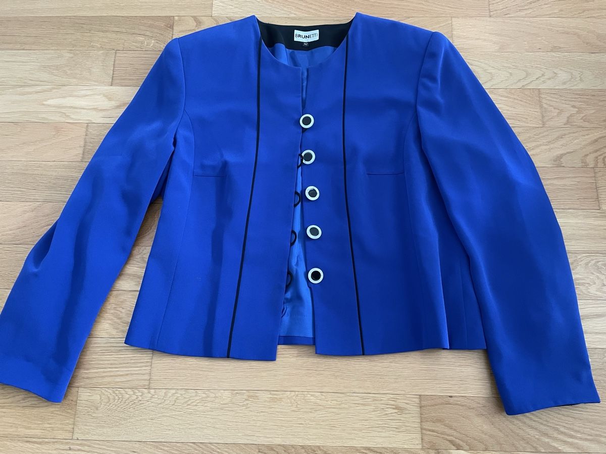 Jacken: Eleganter Blazer, königsblau, Gr. 42 – Gebraucht aus Opfikon von janineschlosser