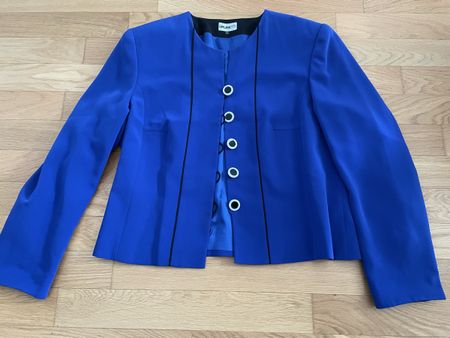 Eleganter Blazer, königsblau, Gr. 42