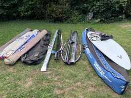 Windsurf Komplettset Board, Segel, uvm.