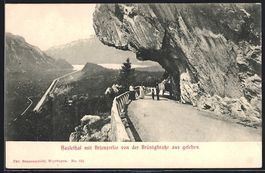 Brünig, Haslethal mit Brienzersee von d