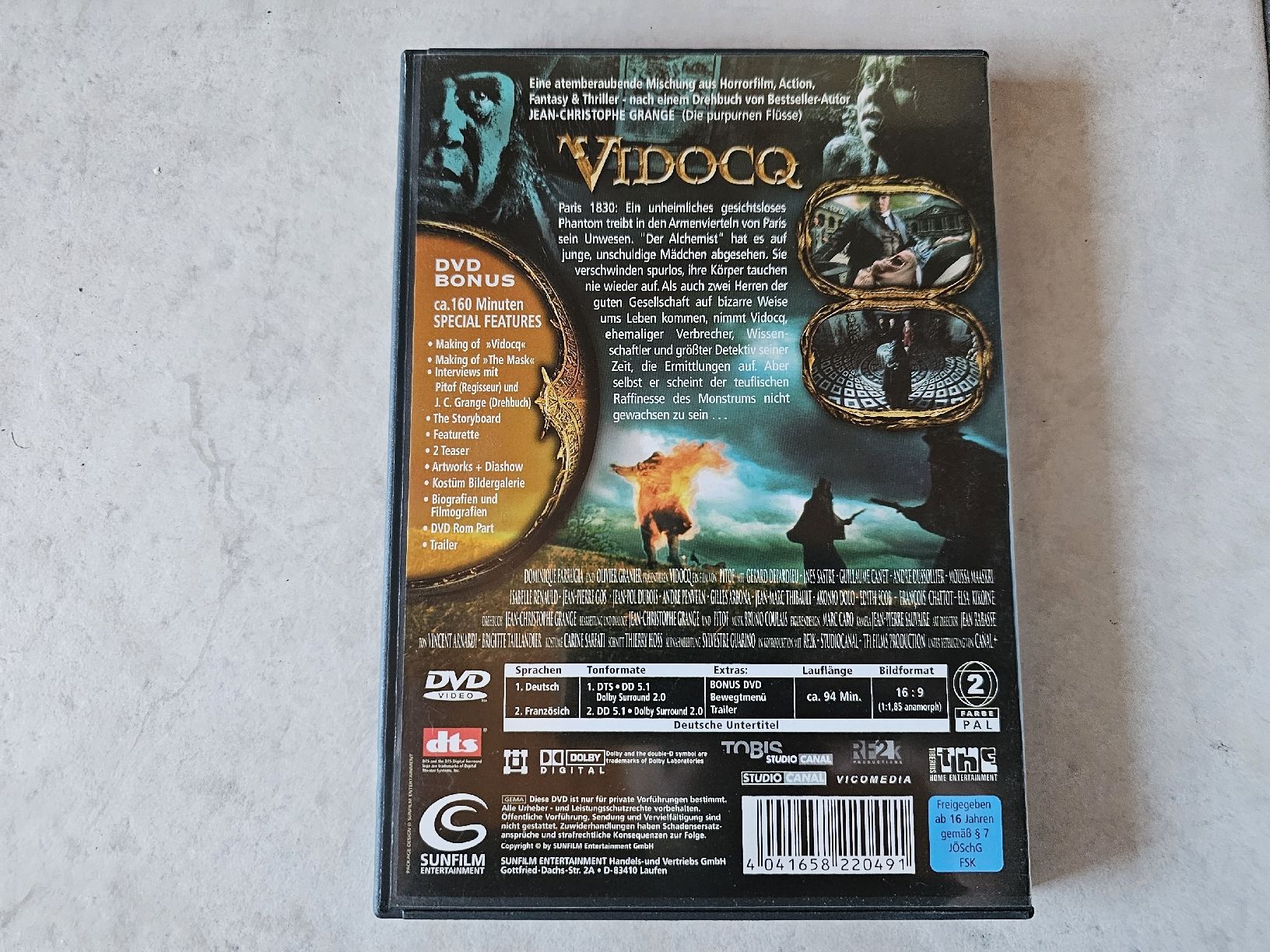 Tous les DVDs: Vidocq  /  2 DVD Set – D'occasion à Schneisingen par backstore24 1