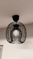 IKEA Hängeleuchte schwarz – modernes Drahtdesign