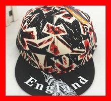 Basecap England London BLACK SCHWARZ Grossbritannien UK