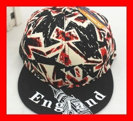 Basecap England London BLACK SCHWARZ Grossbritannien UK