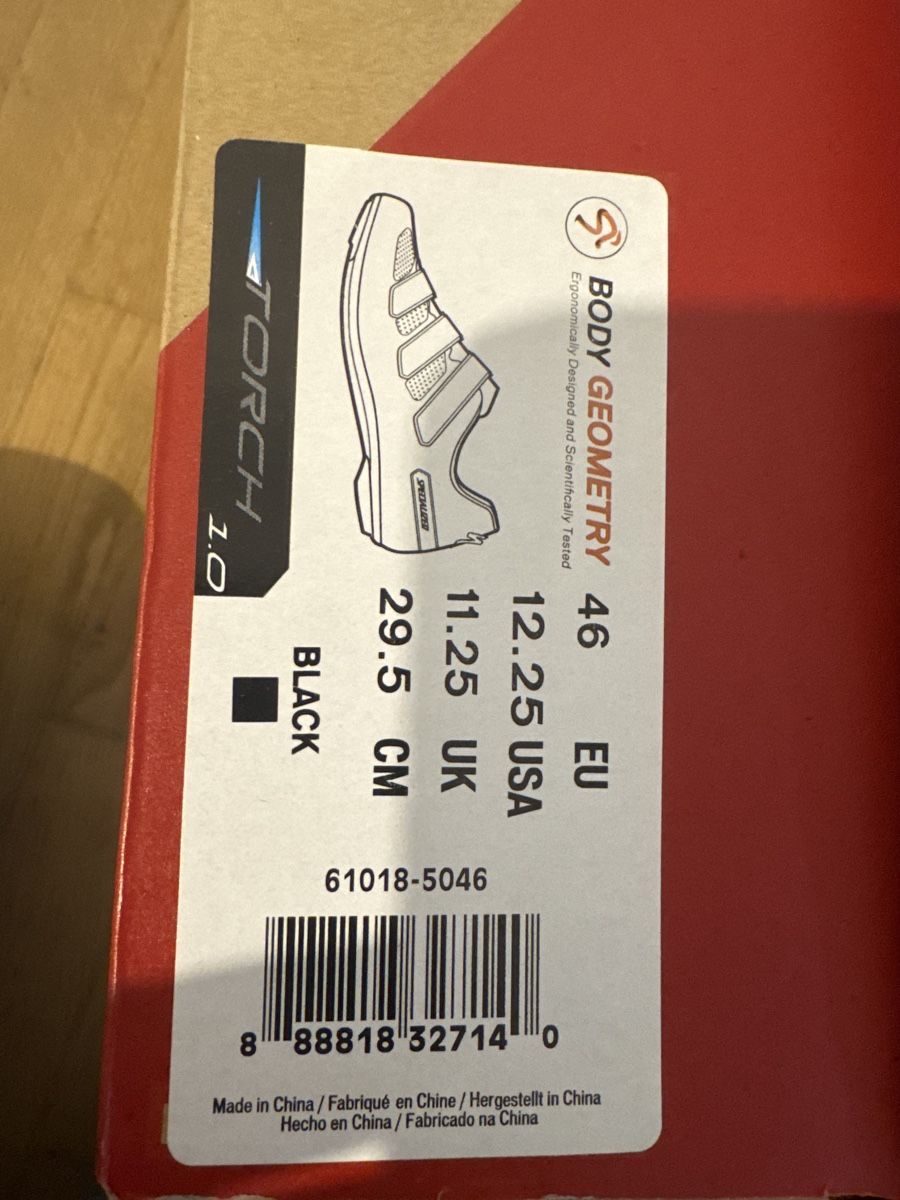 Specialized Scarpe da uomo: Specialized Torch 1.0 Rennradschuhe, Grösse 46, Neue – Nuovo e nell'imballaggio originale da Solothurn venduto da Leo2207 4
