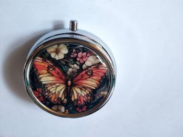 Schmetterlingsdose für Pillen/Schmuck