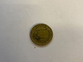 Pièce 50 centimes Commerce Industrie 1924 occasion