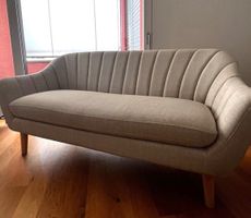 Sofa EGEDAL 2.5-Sitzer beige Stoff
