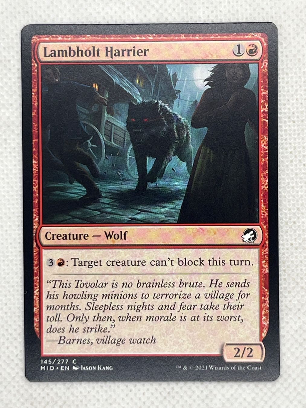 Magic The Gathering Carte collezionabili: MTG Lambholt Harrier MID 145 Englisch Common – Usato da Hinterkappelen venduto da Kim1992