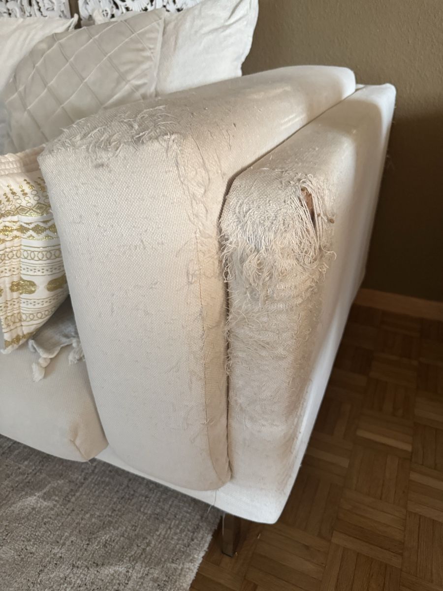 Sofas: Gratis Sofa 3-Sitzer Stoff weiss – Gebraucht aus Zürich von Miiiich__elle 4