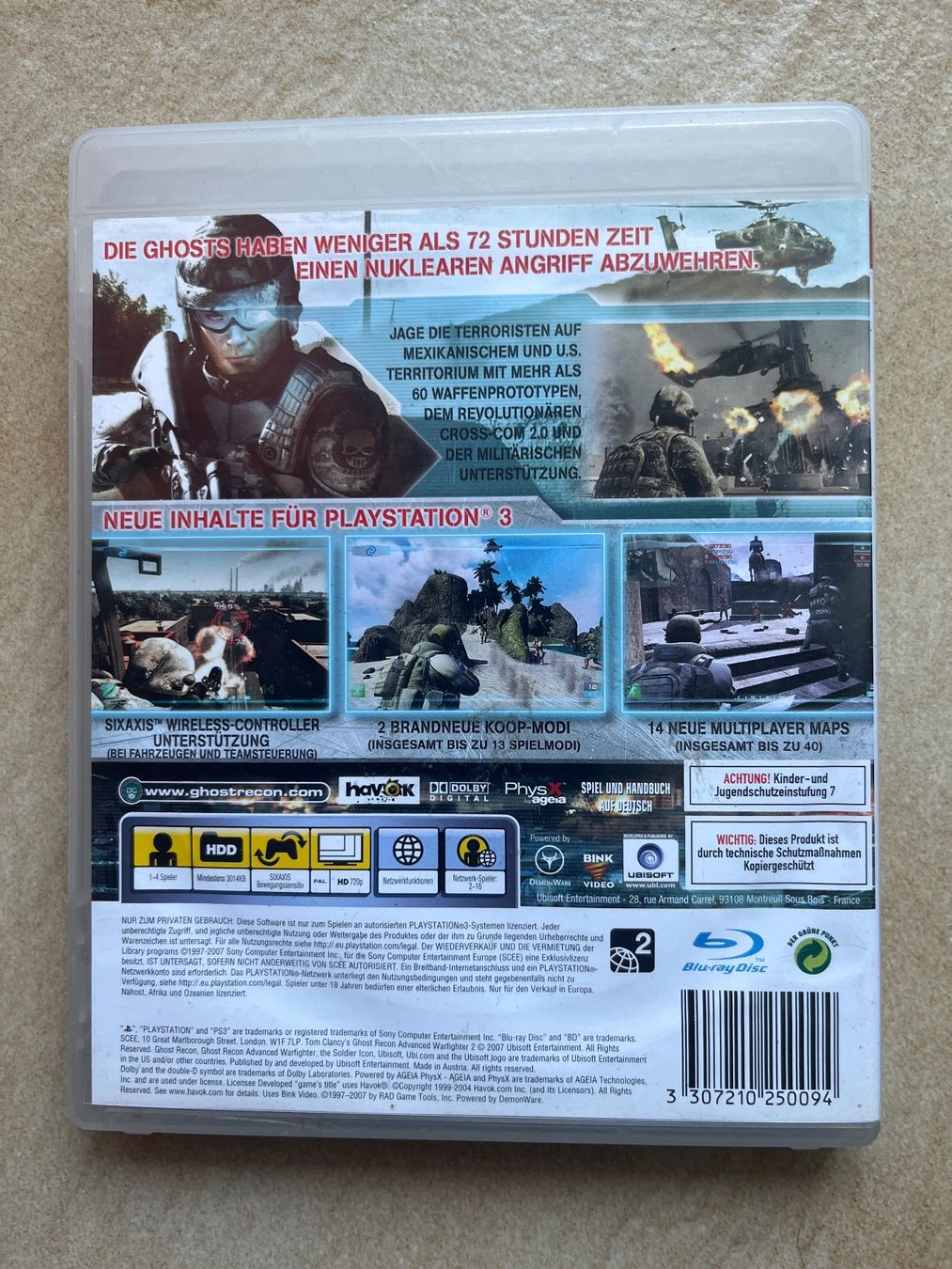 Sony Giochi: Jeu vidéo Tom Clancy's Ghost Recon Advanced Warfighter PS3 – Usato da Vernayaz venduto da Darkfrost 1