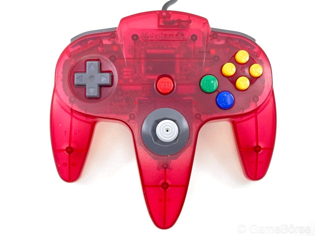 Nintendo Console: N64 Controller Original Rot Transparent – Usato da Stettfurt venduto da GameBoerse