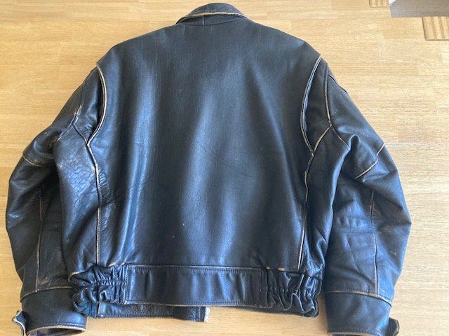 Giacche: Skyjacker Vintage-Style Biker Bomber-Lederjacke XL – Usato da Affoltern am Albis venduto da premiumparts 1