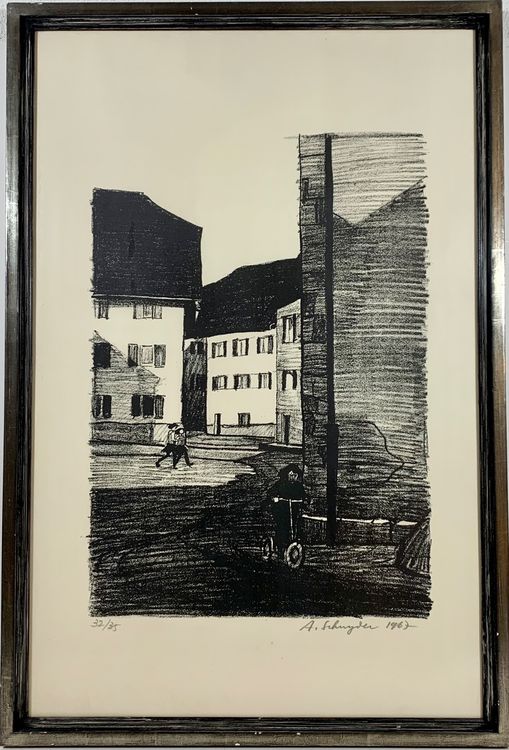 Albert Schnyder (18981989) Lithographie Handsigniert Kaufen auf Ricardo