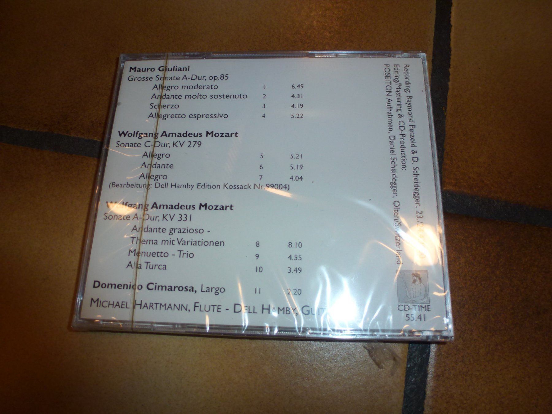CDs: Michael Hartmann Flute Dell Hamby Guitar – Neu und originalverpackt aus Olten von Disc-Ausverkauf 1