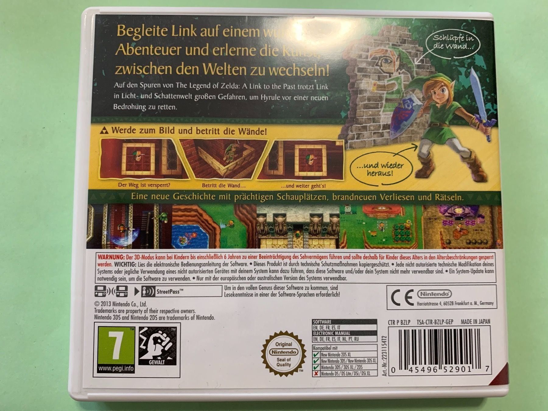 Nintendo Jeux: Zelda - A Link Between Worlds 3DS – D'occasion à Derendingen par Ninten.do 1
