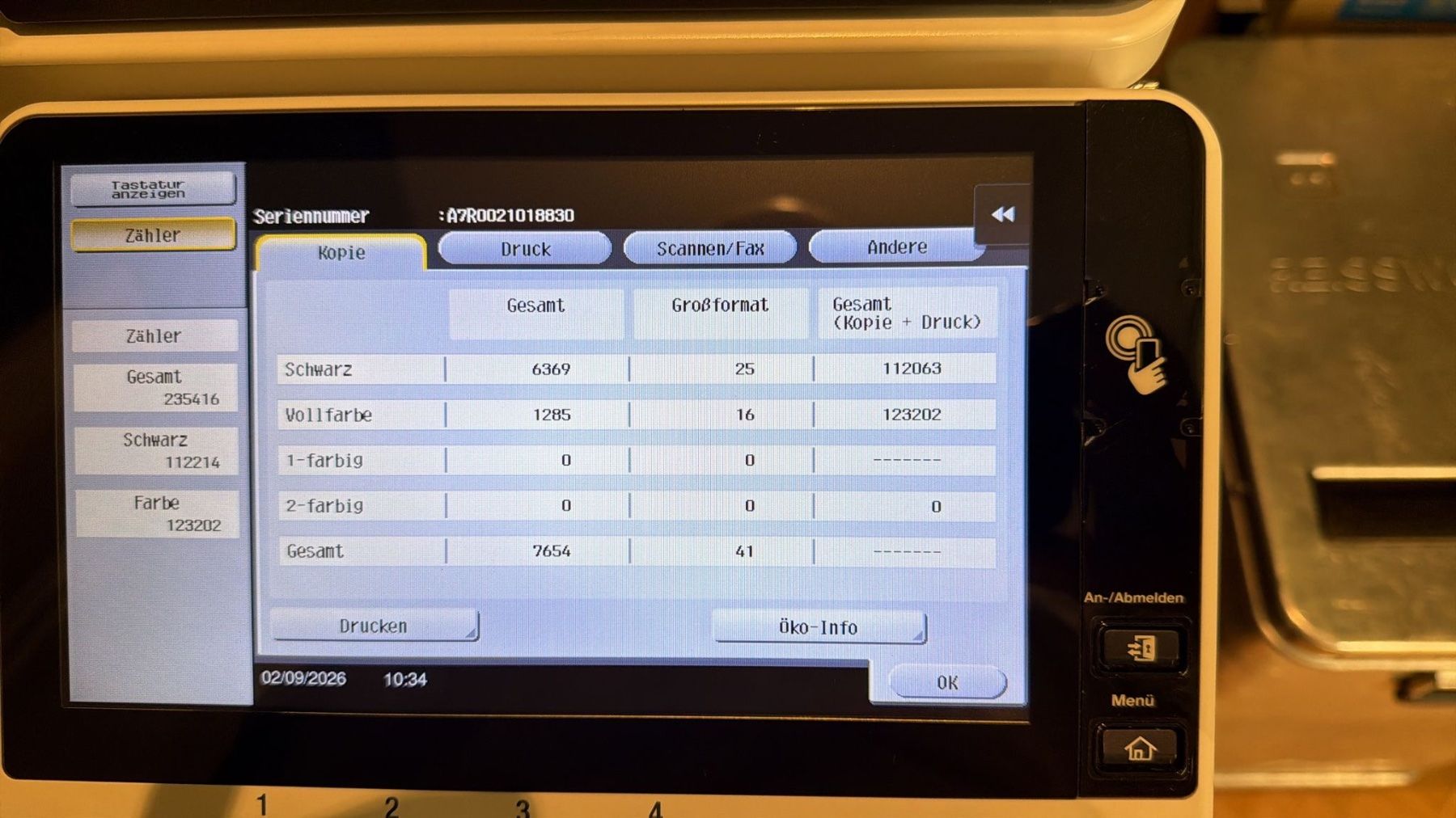 Konica Stampanti: Konica Minolta A3-FarbMultifunktionsdrucker geprüft/gewartet – Usato da Zürich venduto da eeg_fn9k 6