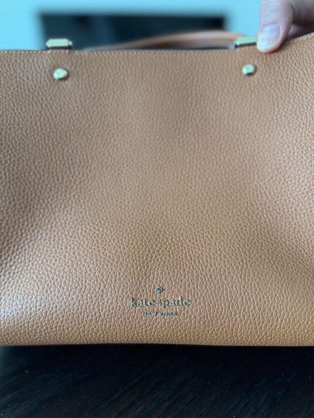 Kate Spade Borse da donna: Kate Spade handbag brown pebble leather medium – Usato da Genève venduto da desti_prtw 4