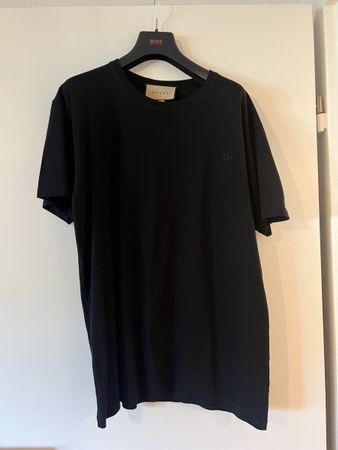 Gucci Black Cotton T-shirt - Men's - Size L